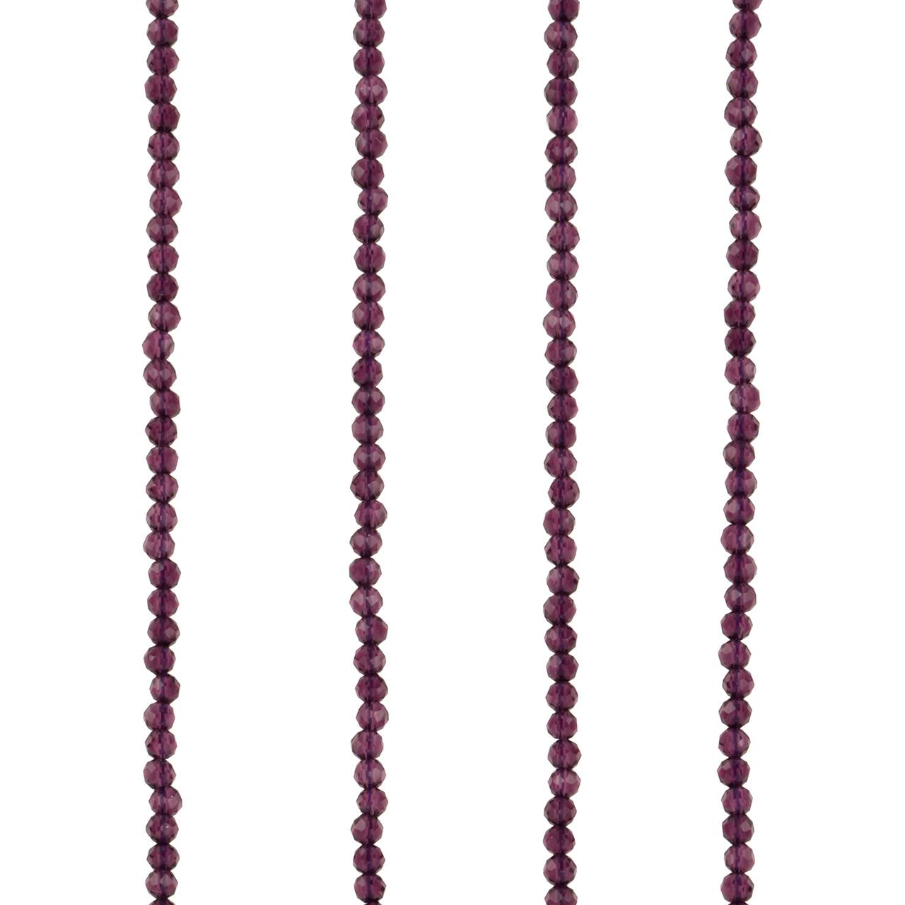 Violet Faceted Glass Round Beads, 2.8mm by Bead Landing&#x2122;